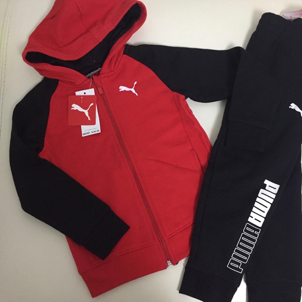 Puma Boy Pants Active Jacket Set - Picture 5 of 7